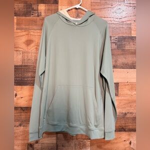 NEW NWOT Straight Down Men's Green Tan Hoodie Sweatshirt XL Extra Large